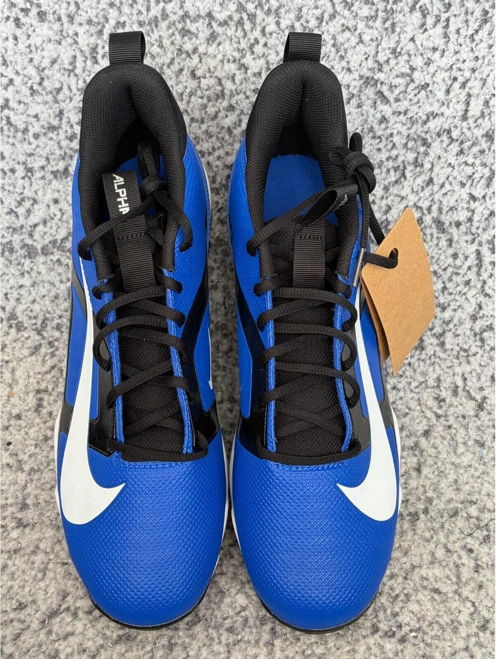 Nike Men's Alpha Menace 4 Shark FN0028 400- Football Soccer Cleats - Size 12